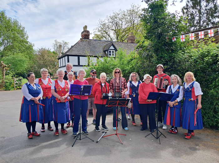 Dancers and musicians taking part on the day.