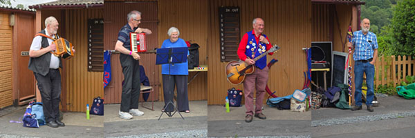 musicians in action